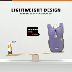 Skysper 10L Faltbarer Wanderrucksack - Ideal für Tagesausflüge, Städtetrips und
