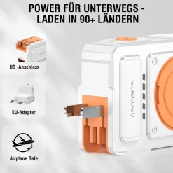 4smarts 6in1 Hybrid Charger, Wireless Powerbank