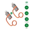 4smarts USB-C auf Adapter Lightning PD 27W 2er Set, grau
