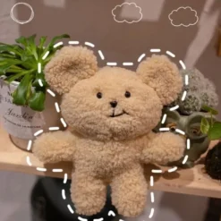 Smile Teddy Bear Stuffed Toys Plüsch Spielzeug Plüschtiere Keychain