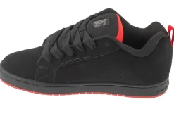 Sneakers DC Shoes Court Graffik schwarz, grau, rot