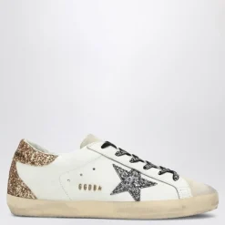 Sneakers Golden Goose Weiß/Silber/Gold Super-Star