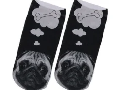 Sneaker Socken Haustiere Hund Pferde Möpse Hunde Katze Strümpfe Tier Tiere Socke kurz