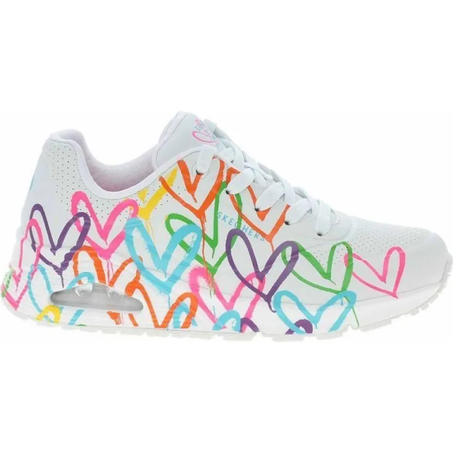 Sneakers Skechers Highlight Love Damen Weiß