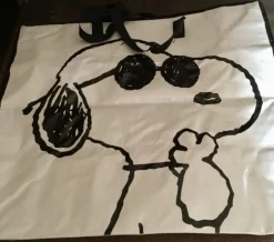 Snoopy XL Einkaufstasche: Joe Cool + Snoopy Friends 52x47x25 cm Shopper