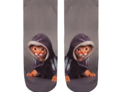 Socken Katze Katzen Hunde Strümpfe Socke Sneaker Motiv Motive Eyecatcher neu