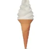 Softeis Weiß ébergroß XXL 155cm fér draußen aus GFK