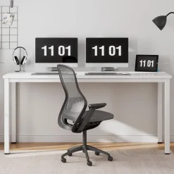 SogesHome Computertisch Schreibtisch 120x60x75 cm PC Tisch Büro Workstation