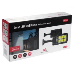Solar Straßenlampe mit Bewegungs- und Dämmerungssensor IP54 4W 400 Lumen 6500K