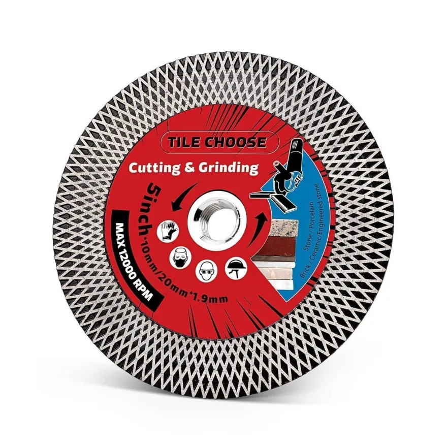 Solidure 125 mm Super-Fliesen-Klinge Turbo-Porzellan-Diamantscheibe mit