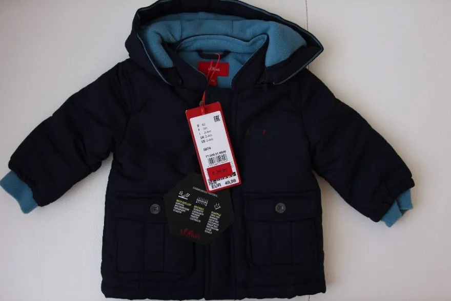 s. Oliver s. Oliver NEU Kinder Baby Unisex Jacke 77.509.51.6536 hohe Qualität