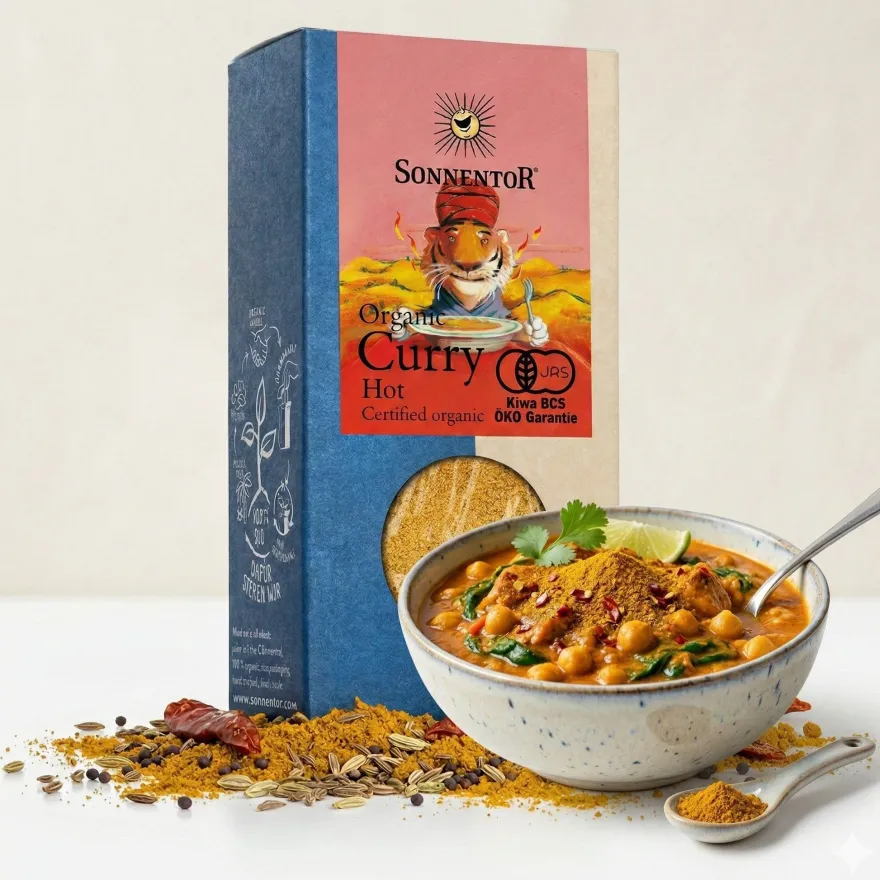 Sonnentor Organic Curry, scharf 50g - 50.0g