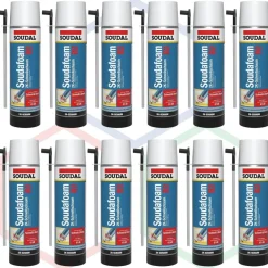 SOUDAL® - Soudafaom 2K B2 PU-Schaum Baustoffklasse B2 (MDI NEU) 12 x 400ml Dose