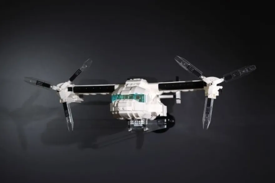 SpaceWing® W1 aus Plexiglas für eure LEGO Modelle Tiefe: 15,0 cm