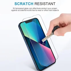 SPARIN Schutzfolie iPhone 13 6,1 Zoll 3 Stück Displayschutz Gehärtetes Glas 9H