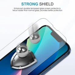 SPARIN Schutzfolie iPhone 13 6,1 Zoll 3 Stück Displayschutz Gehärtetes Glas 9H
