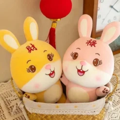 Spielzeug Plüschtiere Hase Plüschpuppe Kaninchen Jahr Maskottchen