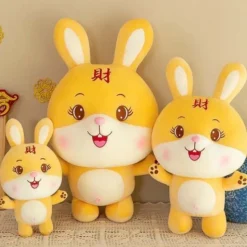 Spielzeug Plüschtiere Hase Plüschpuppe Kaninchen Jahr Maskottchen