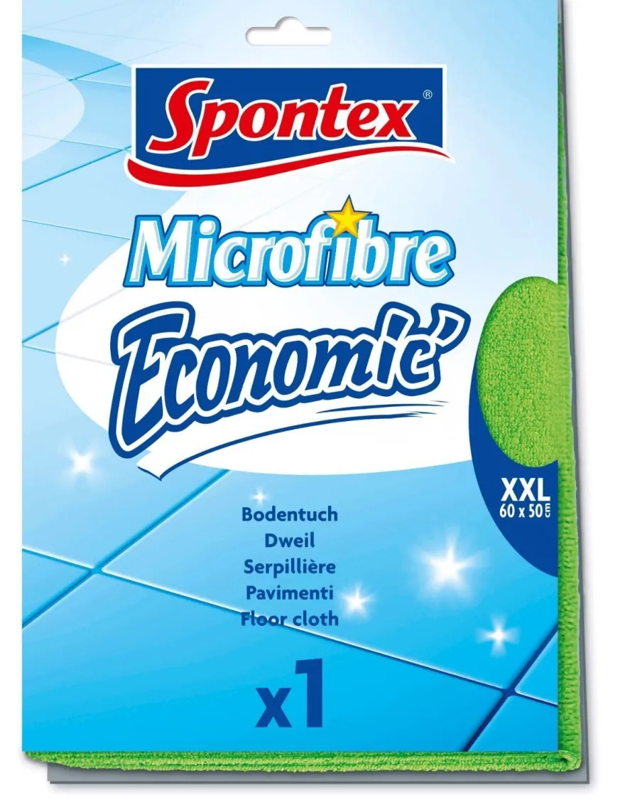 Spontex Microfibre Economic Bodentuch XXL 60 x 50 cm (Gr. 60 x 50 cm)