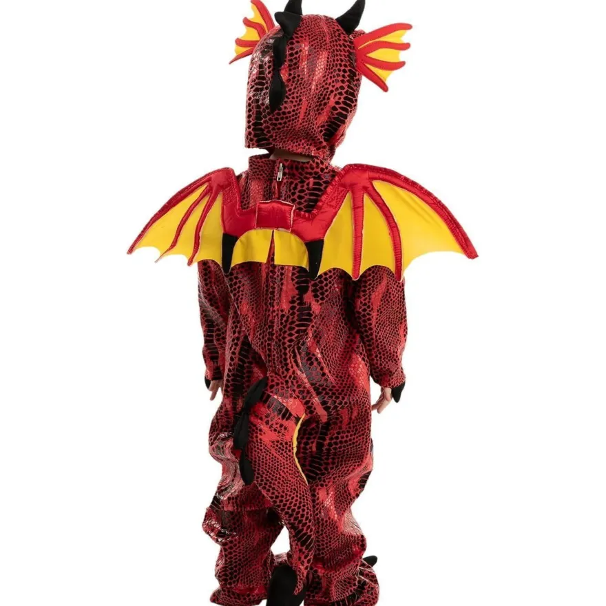 Spooktacular Creations Drachen Kostüm für Kinder (8-10 Jahre), Rot