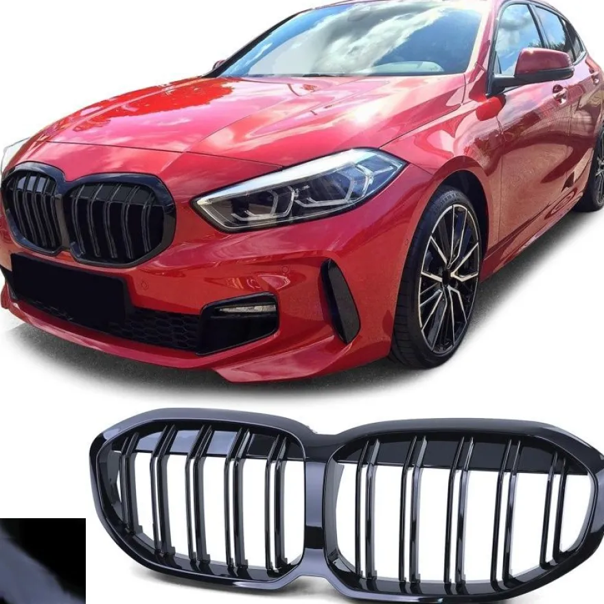 Sport Kühlergrill Doppelsteg Performance Glanz passend für 1er BMW F40 ab 19