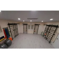 Sprossenwand Kletterwand Klimmzugstange Klettergerüst 10 Sprossen bis 280 kg 6810
