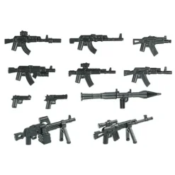 Stadtkommando Special-Forces Figuren SWAT Armee Soldat Schild Waffen Klemmbausteine