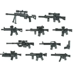 Stadtkommando Special-Forces Figuren SWAT Armee Soldat Schild Waffen Klemmbausteine