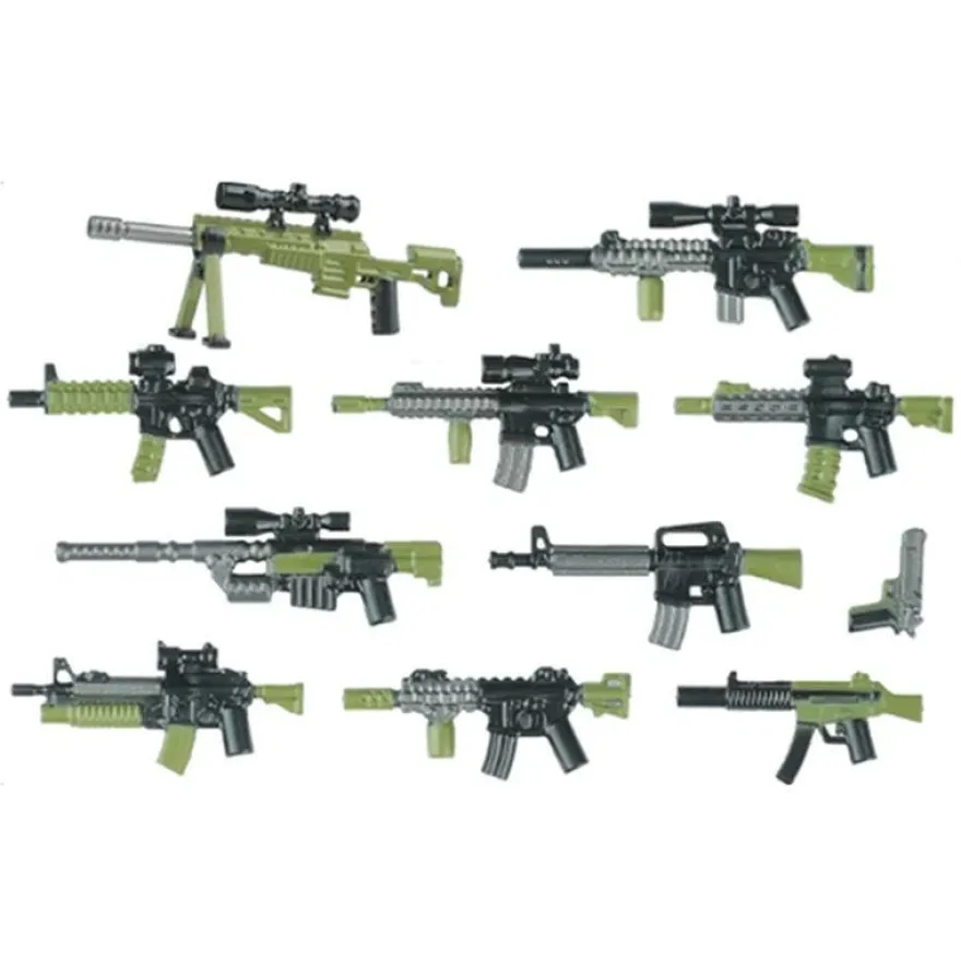 Stadtkommando Special-Forces Figuren SWAT Armee Soldat Schild Waffen Klemmbausteine
