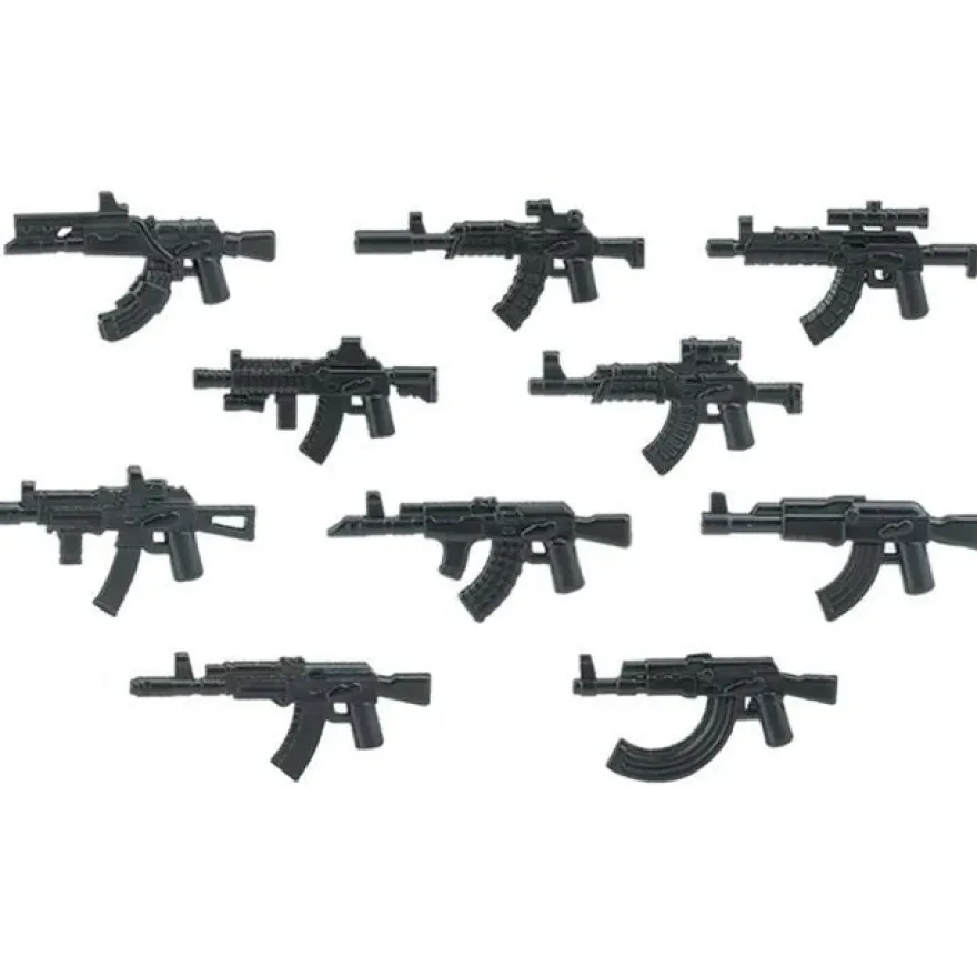 Stadtkommando Special-Forces Figuren SWAT Armee Soldat Schild Waffen Klemmbausteine