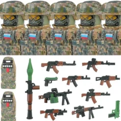 Stadtkommando Special-Forces Figuren SWAT Armee Soldat Schild Waffen Klemmbausteine