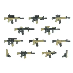 Stadtkommando Special-Forces Figuren SWAT Armee Soldat Schild Waffen Klemmbausteine