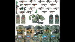 Stadtkommando Special-Forces Figuren SWAT Armee Soldat Schild Waffen Klemmbausteine
