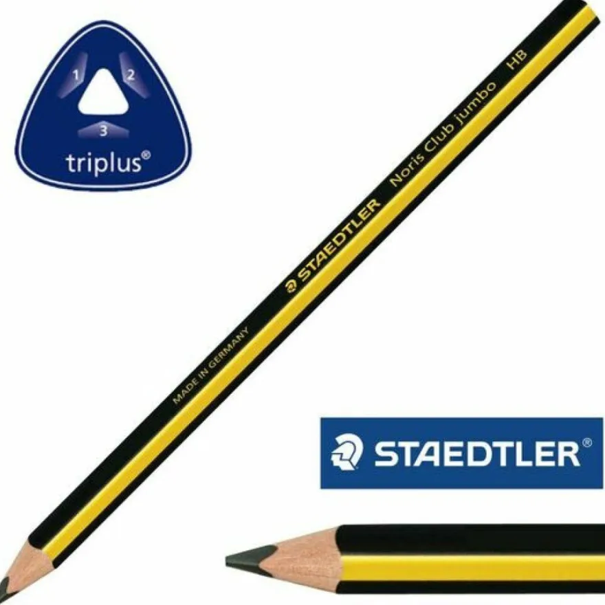 Staedtler Noris Jumbo 119 Bleistift HB schwarz/gelb 1 St