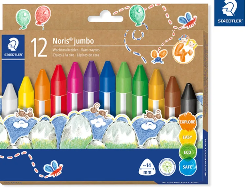 Staedtler Wachsmalkreide Noris jumbo 12x14mm