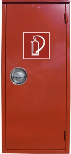 Stahlblechschutzschrank Feuerlöscher mit Feuerlöscher Symbol Schrank rot
