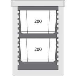 Stalgast Thermobox Frontlader für 6X Gn 11 (65mm)