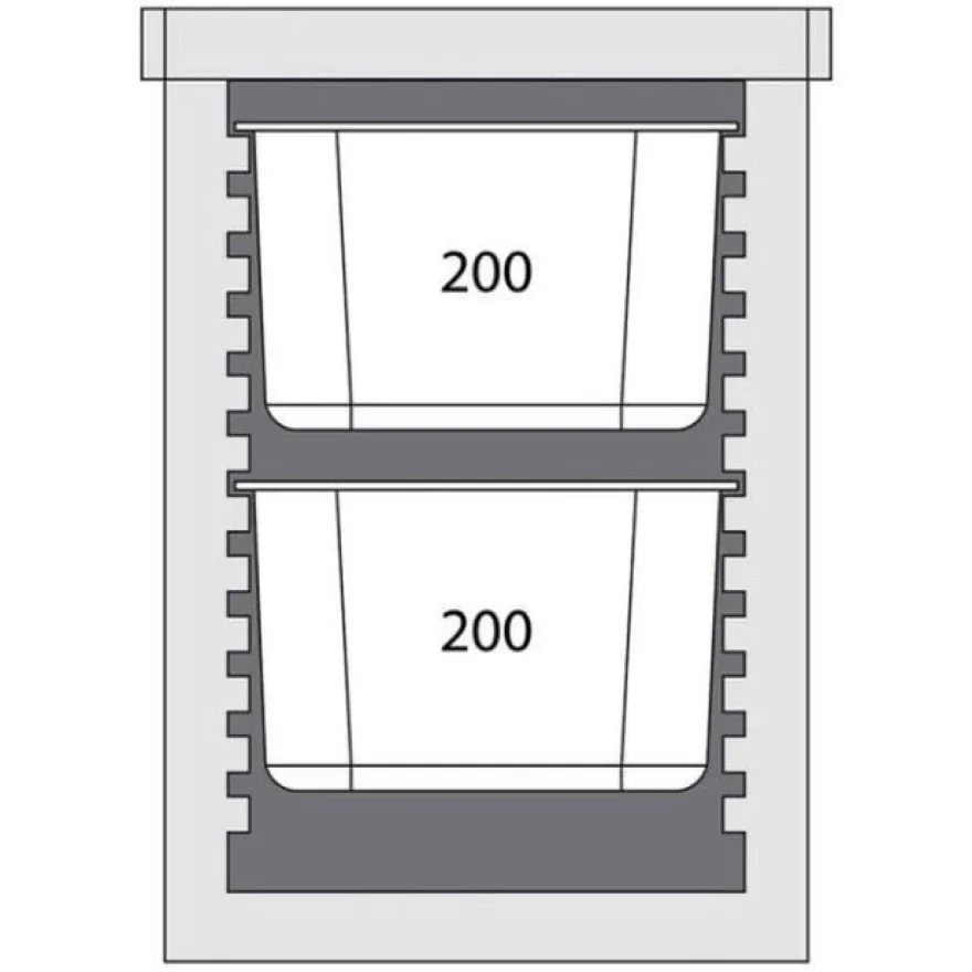 Stalgast Thermobox Frontlader für 6X Gn 11 (65mm)