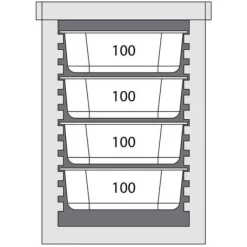 Stalgast Thermobox Frontlader für 6X Gn 11 (65mm)