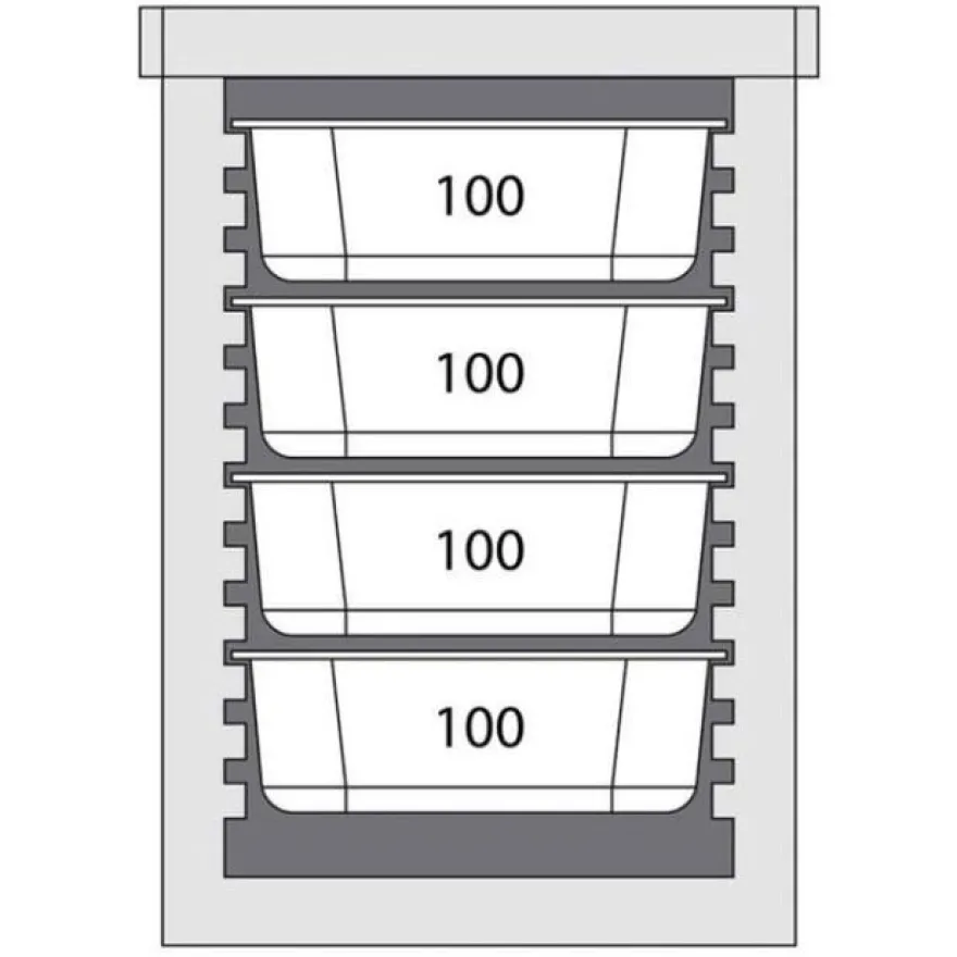 Stalgast Thermobox Frontlader für 6X Gn 11 (65mm)