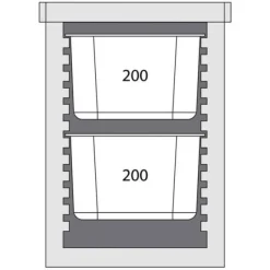 Stalgast Thermobox Frontlader für 6X Gn 11 (65mm)
