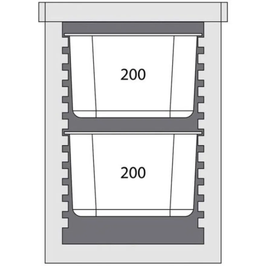 Stalgast Thermobox Frontlader für 6X Gn 11 (65mm)