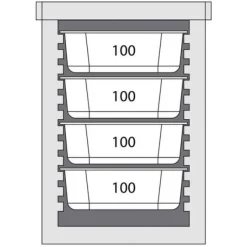 Stalgast Thermobox Frontlader für 6X Gn 11 (65mm)
