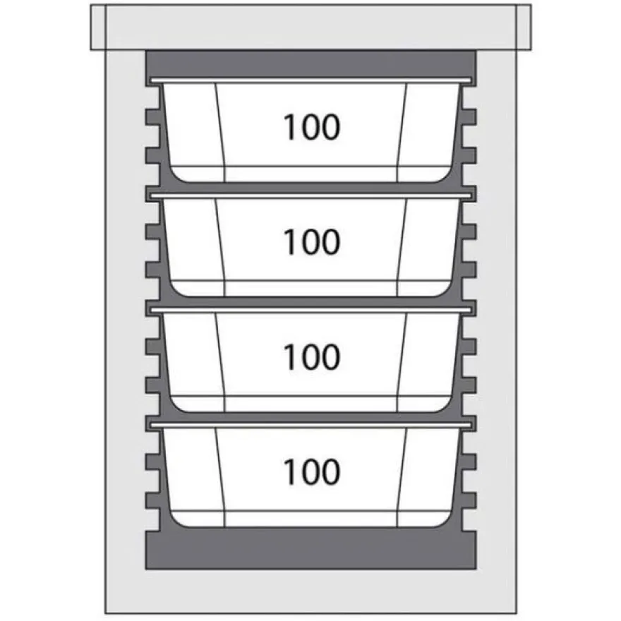 Stalgast Thermobox Frontlader für 6X Gn 11 (65mm)