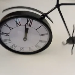 Standuhr Fahrrad Schwarz 23,5cmTischuhr Römische zahlen