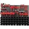 Stapelboxen Set 4x Wandregal Lagersystem 44 Boxen Halterungen 1152 x 780 mm