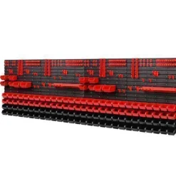 Stapelboxen Wandregal Box Sichtlagerkästen Schüttenregal Lagersystem 62 Boxen