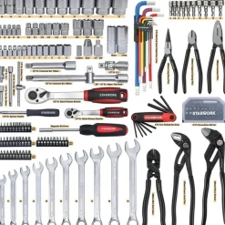 Starwork TRUE Mechanic 169-teiliges Mechaniker-Werkzeugset | Profi Metrisches