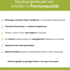16 Staubsaugerbeutel kompatibel mit Rowenta ZR-817 (UNI)