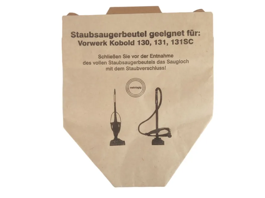 30 Staubsaugerbeutel Papier geeignet Vorwerk Kobold VK 130 131